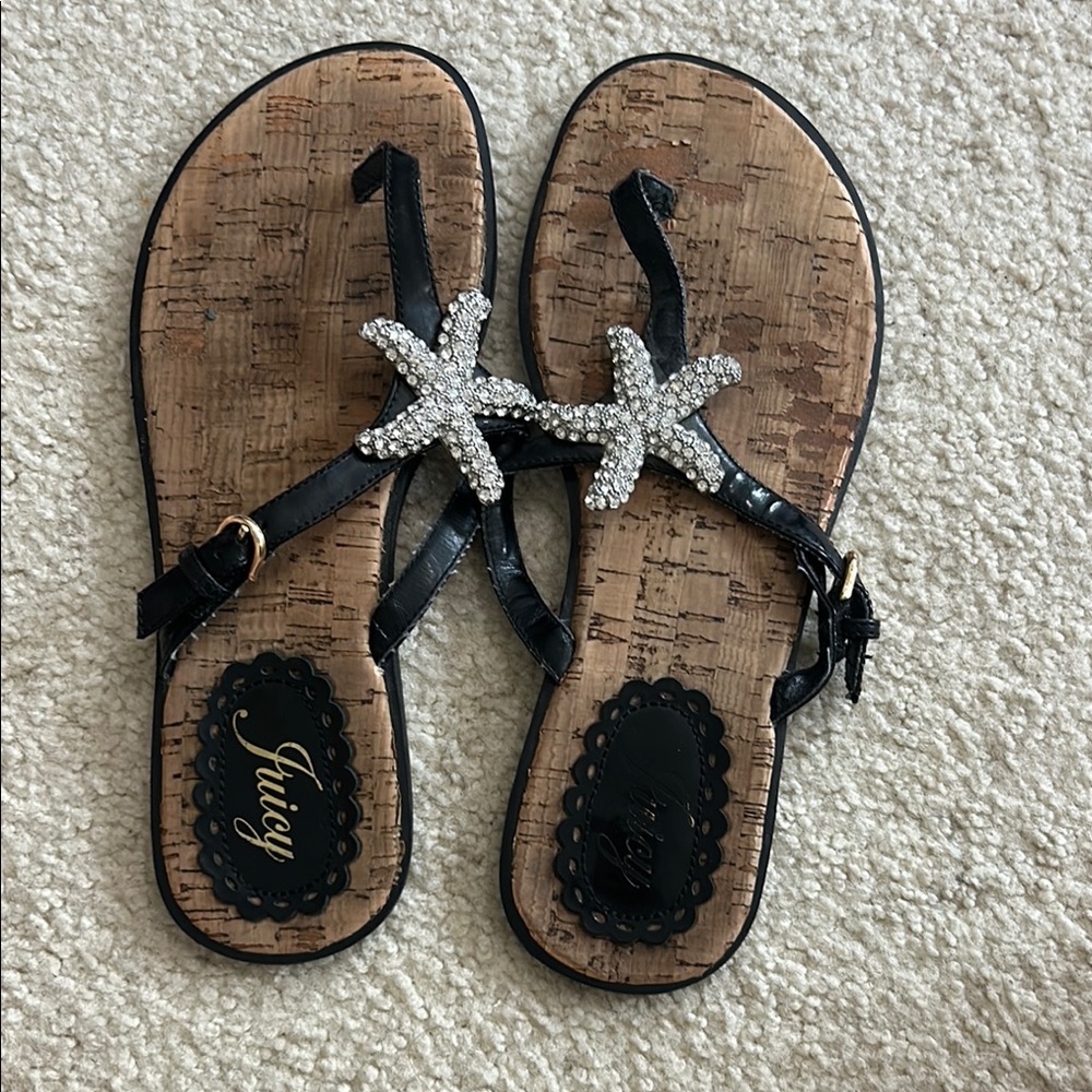 Juicy Couture Starfish Embellished Sandals